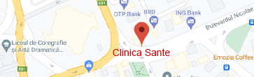 Harta Clinica Sante Cluj-Napoca