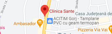 Harta Clinica Sante Targu Jiu