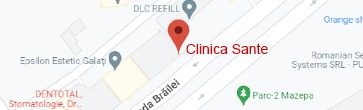 Harta Clinica Sante Galati