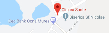 Harta Clinica Sante Ocna Mures