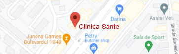 Harta Clinica Sante Targu Mures