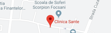 Harta Clinica Sante Focsani